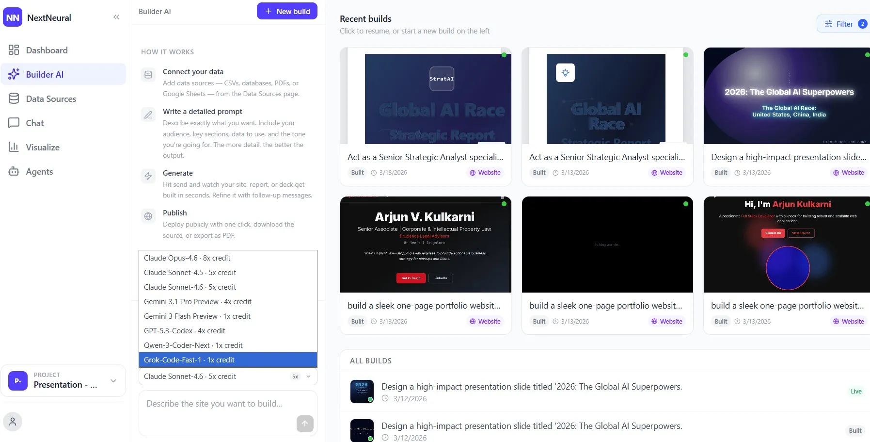 Select AI Model