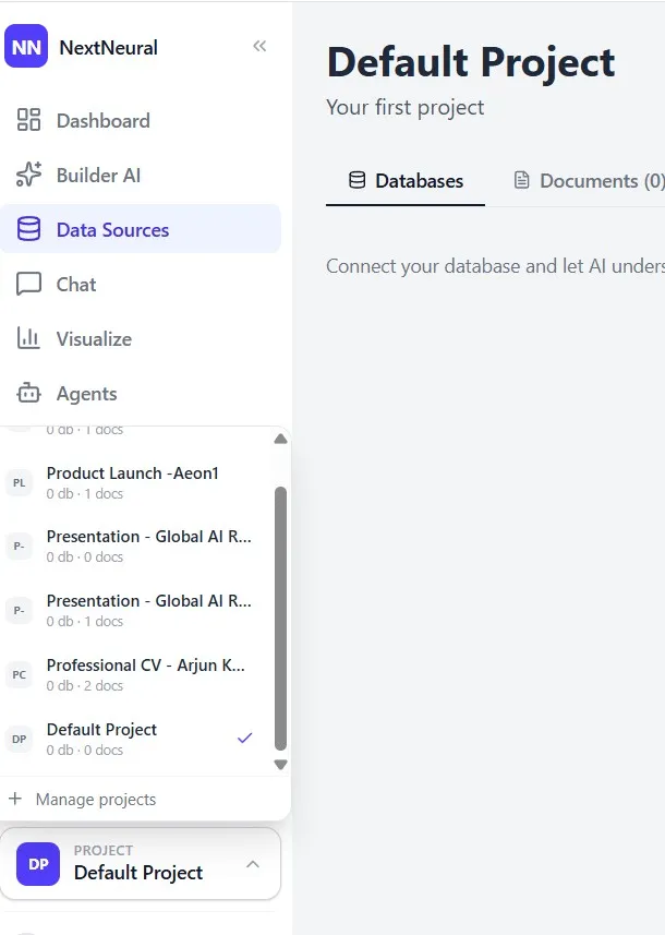Manage Projects