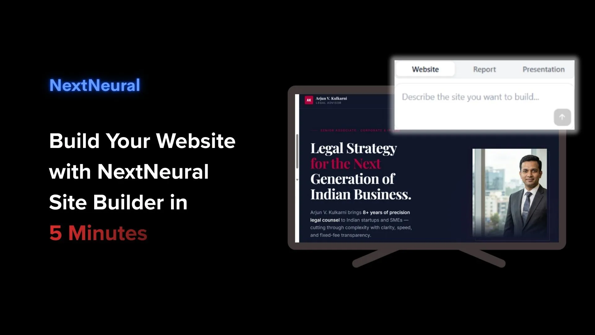 How to Build Your Website with NextNeural Site Builder in 5 Minutes
