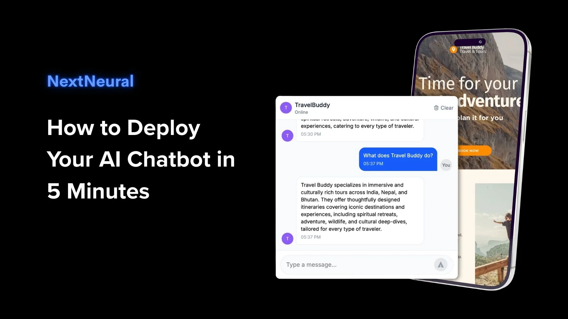 How to Deploy Your AI Chatbot in 5 Minutes with NextNeural