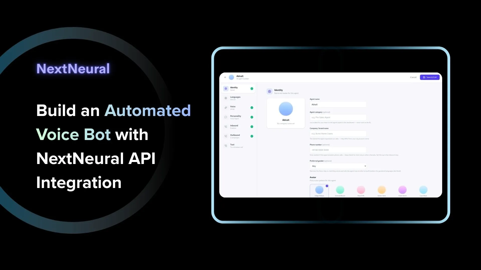 Build an Automated Voice Bot with NextNeural API Integration