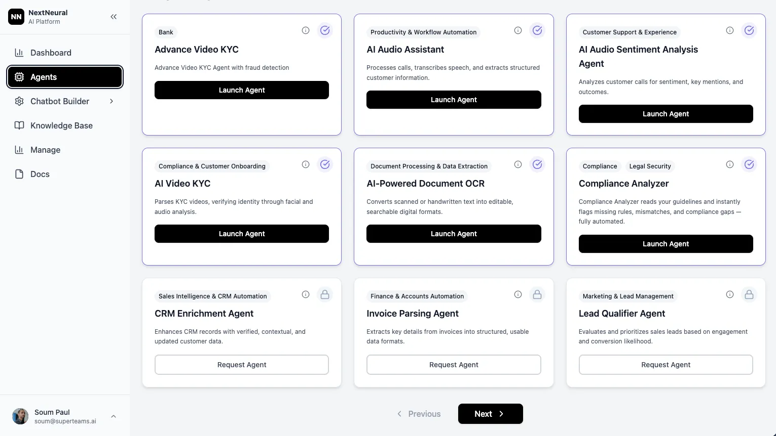 Builder AI platform — attach agents to your build
