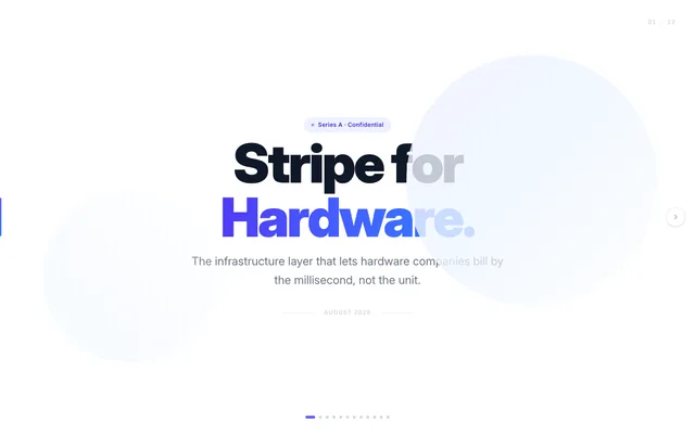 Sleek Pitch Deck (Light) preview
